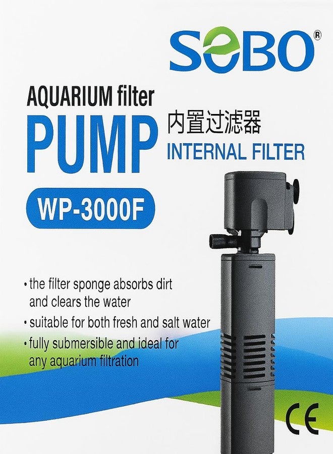 VAYINATO Sobo Aquarium Internal Filter (Wp-3000F | 25W | 1200L/H | Upto 3.5Ft Tank) - Image 2